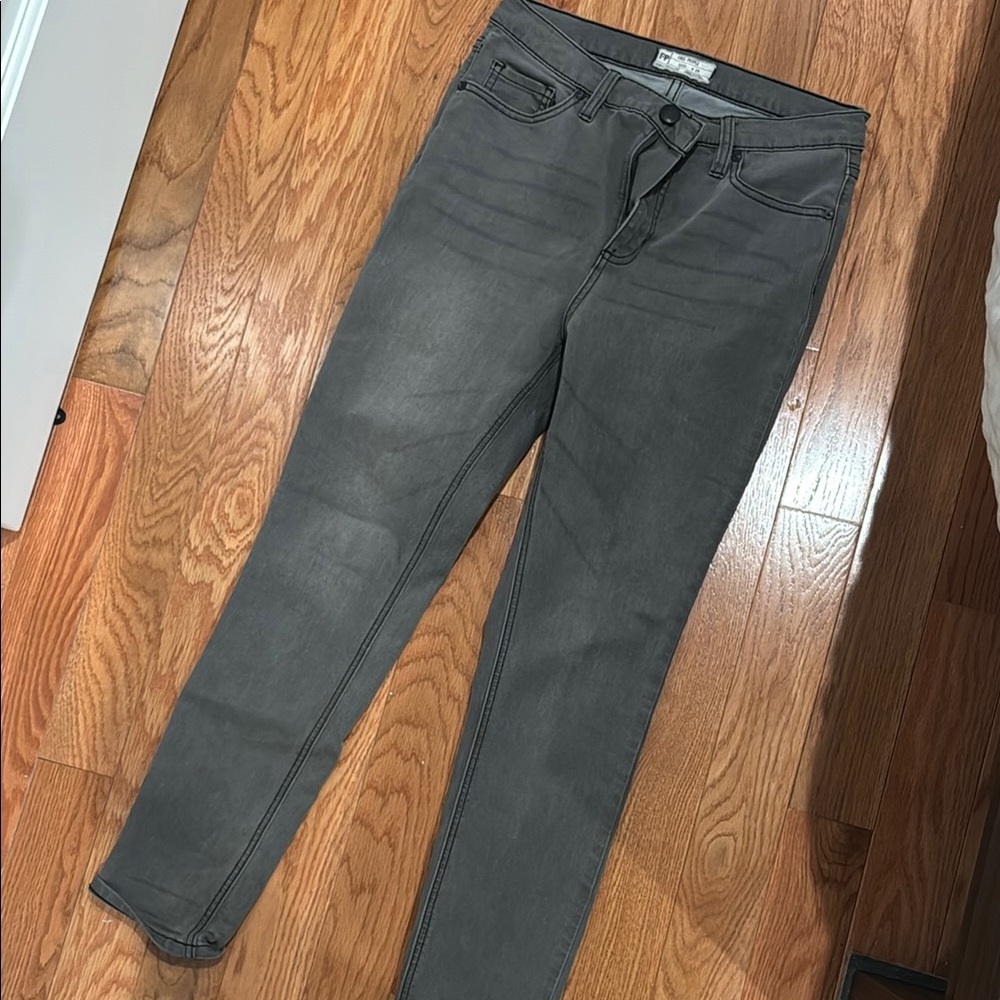 Free People Gray Skinny Jeans